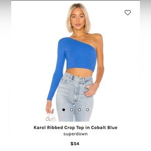Superdown Karol Ribbed Crop